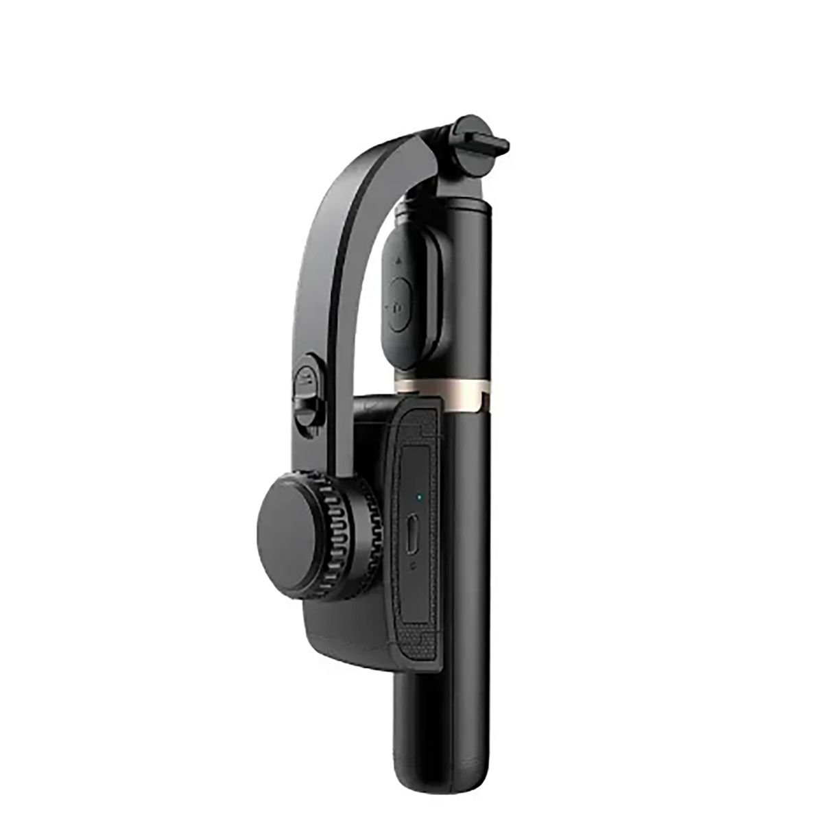 Handheld Gimbal Stabilizer Smartphone 1-Axis With Selfie Stick Tripod Stand, Wireless Bluetooth Remote For IPhone And Android_voghion.com