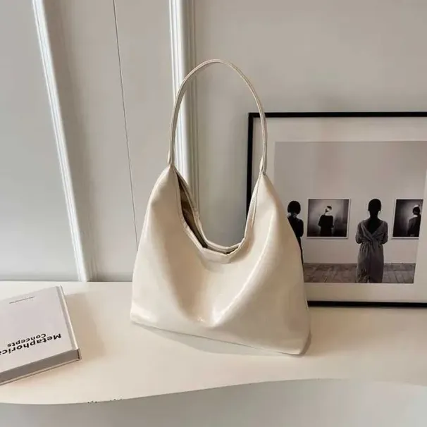 Large Capacity Red Bag For Women 2024 New Retro Texture Single Shoulder S Fashion Versatile Casual Ladies_voghion.com