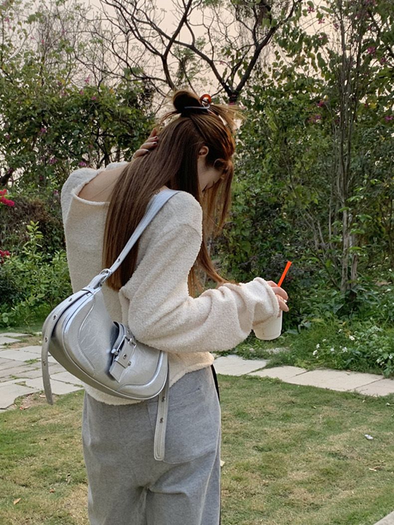 2024 Halbmondförmige Umhängetasche mit Nischendesign, neue Unterarmtasche für Damen im Herbst für die Pendlermode_voghion.com