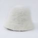 Nordic Minimalist Style High-end Alpaca Wool Fisherman's Hat, For Women Only, Elegant And Soft, Warm And Cold-resistant._voghion.com