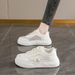 Scarpe casual bianche da studente da donna, modello Impression Wind Net Batch Hollow_voghion.com