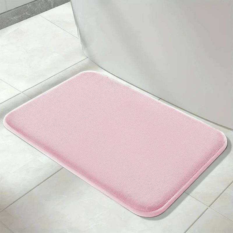 Tappeto 1 pz. Spugna Dimentica Porta WC Piatta Antiscivolo Bagno Piedini Assorbenti Decorazione per la Casa_voghion.com