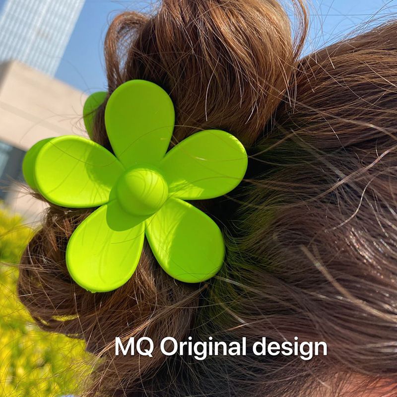 Nouvelle Corée Fleur Forme Griffe Clip Cheveux Femmes Filles Épingles À Cheveux Pinces De Crabe Clip Queue De Cheval Barrette De Mode Chapeaux Accessoires De Cheveux_voghion.com