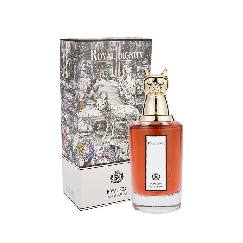 ROYDIG Animal Head Perfume for Men and Women Long Lasting Fragrance Elk Fox Eau de Parfum gift box 75ml_voghion.com