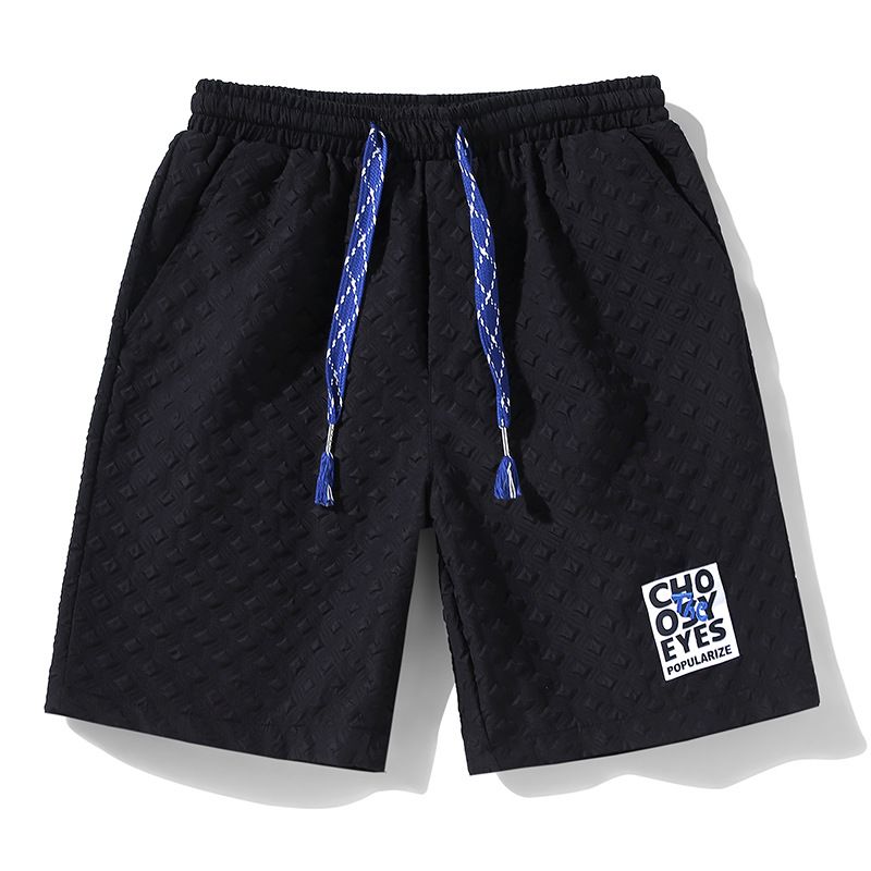 Sommer-Strandhose für Herren, lässige Laufsport-Shorts für Herren, 5-Punkt-Hose mit geradem Bein für Herren_voghion.com