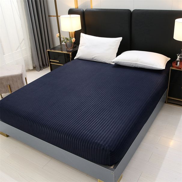 Egyszínű lepedő szaténcsíkos vízálló lepedő vizeletálló, légáteresztő ágytakaró csúszásmentes Simmons matracvédő 1 db beépített lepedő_voghion.com