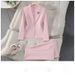 Women's Clothing Green Suit Jacket Spring And Autumn Commuting Waist Professional Wear High End Work Clothes_voghion.com