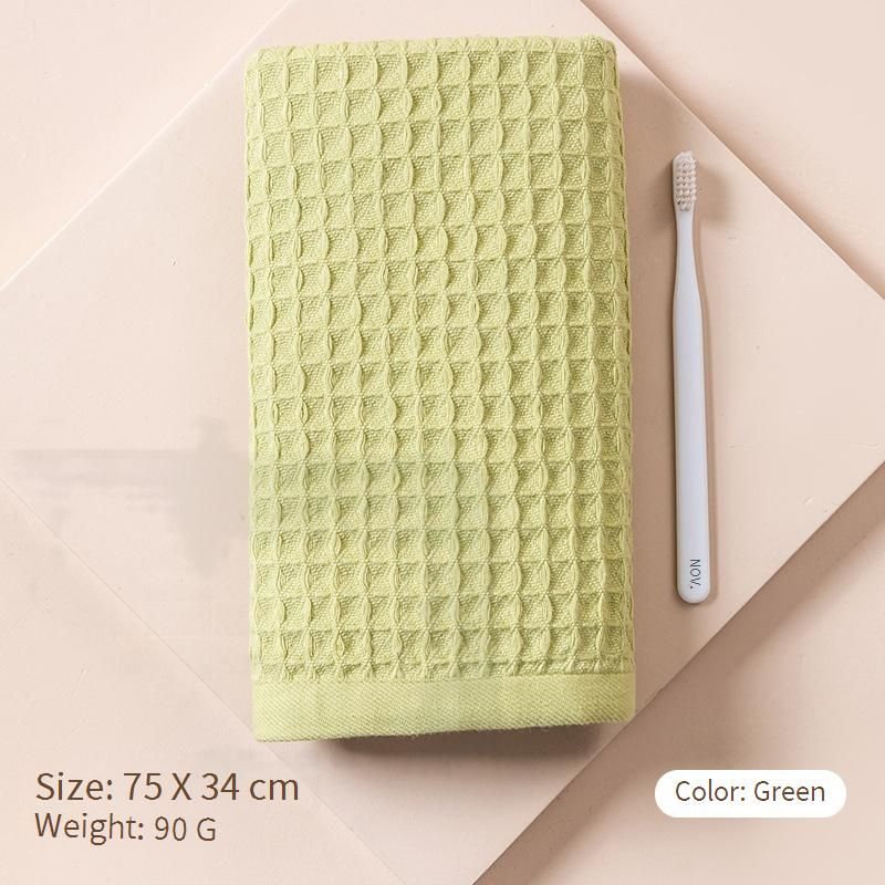 Home Textile Waffle Towel Pure Cotton Super Soft Absorbent And Quick Dry_voghion.com