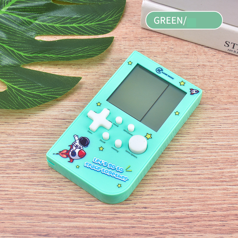 Videospielkonsolen Mini-Spielkonsole Tetris Handheld-Spielkonsole Retro Klassisch Nostalgisch Kinder Lernspielzeug_voghion.com
