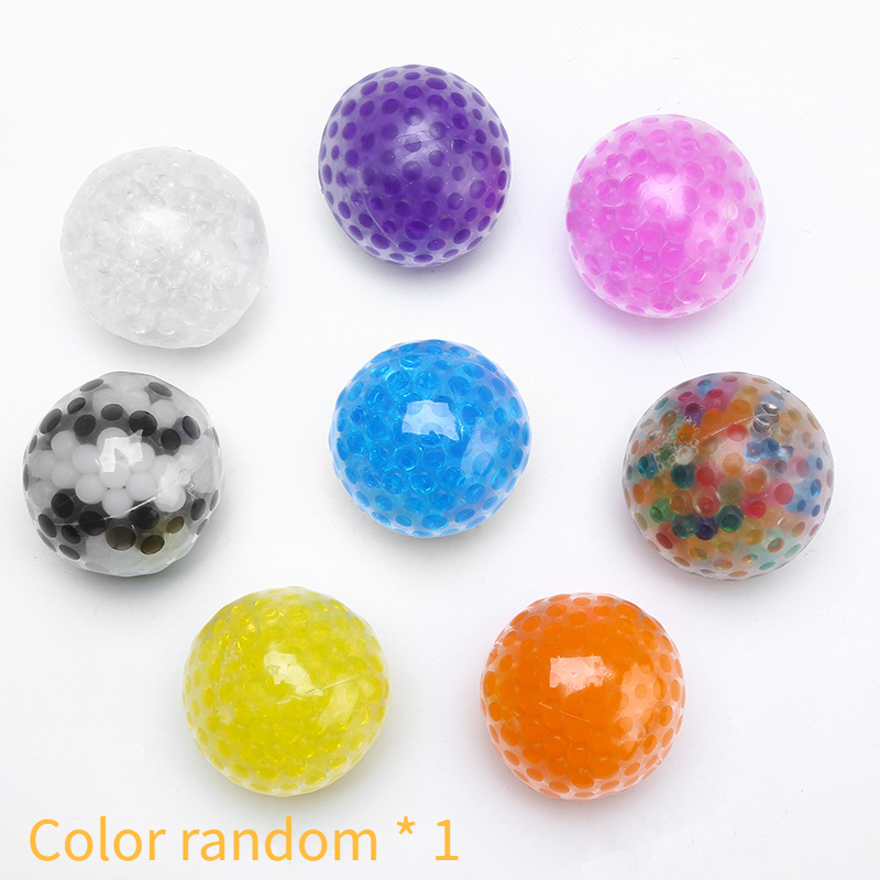 Foam Squishies Decompression Water Ball Squeezing Music Squeeze Venting Grape Ball Decompression Venting Ball Children's Toy_voghion.com