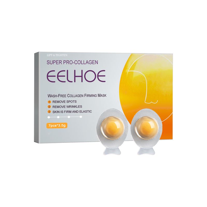 EELHOE Collagen facial mask Facial fade spots Firming wrinkles Fine lines around eyes Skin rejuvenation Anti wrinkle_voghion.com