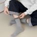 Calzini da uomo, nuovi calzini a tubo medio, calzini casual in cotone, polsini traspiranti con cuciture, atmosfera semplice, assorbenti del sudore, calzini a tubo medio da uomo_voghion.com