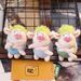 Plush Cartoon Green Adorable Pig Keychain Miniature Soft Stuffed Bags For Toy_voghion.com