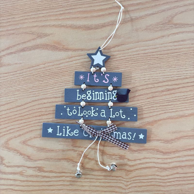 Christmas Decoration Christmas Tree Pendant Color Letter Hanging Creative Tree Hanging Ornaments_voghion.com