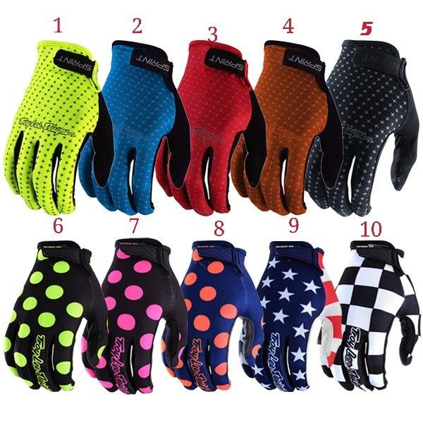 TLD10 Kolorowe długie rękawiczki do jazdy terenowej_voghion.com