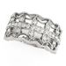 Diamond Studded Four Leaf Clover Motif Ring in 14k White Gold (1/4 cttw)_voghion.com