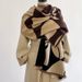 Design high-end autumn and winter cashmere scarf extended warm shawl women's versatile color matching_voghion.com