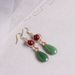 New Chinese Retro Jewelry Enamel Niche Ear Studs Magnolia Hetian Jade Ancient Style Earrings_voghion.com