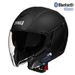 Kask motocyklowy Bluetooth z certyfikatem 3C – lekki, półkask ABS 3/4 dla mężczyzn i kobiet, w wielu kolorach z wizjerami chroniącymi przed promieniowaniem UV_voghion.com