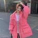 2023 Internet Famous Korean Version New Loose Casual Medium Length Down Cotton Jacket With Large Pockets Warmth And_voghion.com