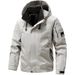 Gorpcore Regenfeste Angeljacke für Herren, Herbst, große Größe, winddicht, Windjacke, Herren, Camping, Jagd, Laufen, Sport, Kapuzenmantel_voghion.com