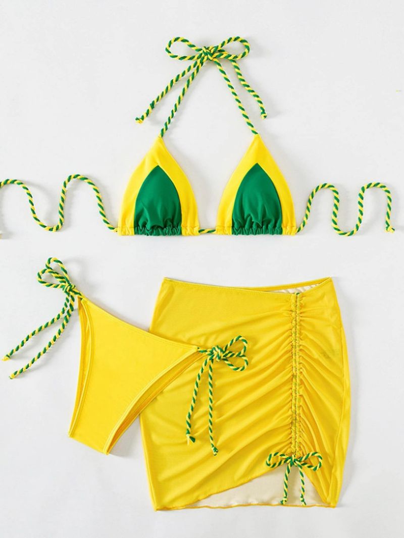 Women's Clothing New Sexy Swimwear Three Piece Bikini Split Bikini Women's Swimsuit_voghion.com