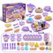 Set da gioco per bambini transfrontalieri, utensili da cucina, simulazione del tè pomeridiano, cibo, torta, ragazza, set interattivo per la pausa del tè, giocattolo all'ingrosso_voghion.com