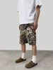 2025 Zomer Nieuwe Amerikaanse Stijl Blad Camouflage Shorts Vintage Look Bouwvakker Zevenpunts Broek Unisex_voghion.com