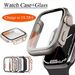 Feste PC-Abdeckung für Apple Watch-Gehäuse 45 mm, 41 mm, 40 mm, 44 mm, Glasoptik, Upgrade 49 mm, verwandelt sich in Ultra iWatch 8, 7 SE, SE2, 6, 5, 4_voghion.com