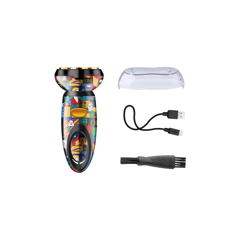 New Kemei KM-RS503 Usb Charging Electric Professional Beard Rechargeable Shaver hine For Men Razor Trimmer Set_voghion.com