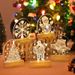 3D LED Christmas Night Light Decorations - Santa, Snowman, Reindeer, Tree, Bell, Snowflake & House Shapes For Holiday Home Decor_voghion.com