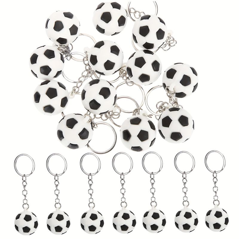 12pcs Football Keychain Cute Bag Hanging Decor Eye Catching Key Holder For Sports Fans Present For Teens Adults For Parties And Everyday Use_voghion.com