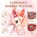 Marble Pattern Velvet Matte Non-Sticky Long-Lasting Moisturizing Lipstick Makeup_voghion.com