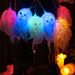 Spooky Halloween LED Ghost Skull String Lights - 2.5m Battery-Operated Decorative Lights With Sheer Fabric For Indoor & Outdoor Party Decor_voghion.com