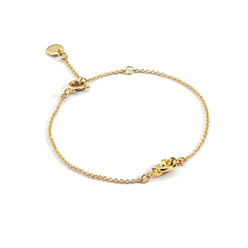 Braccialetti in rame placcati oro 14K con intarsi e zirconi_voghion.com