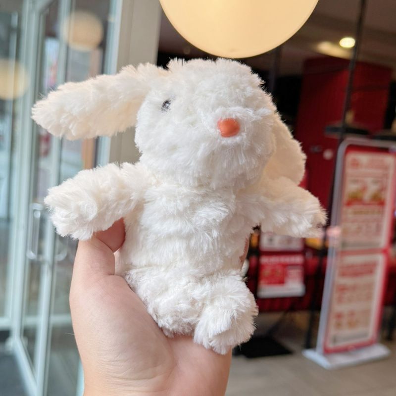 Internet Celebrity Long Eared Rabbit Jellycat Bonnie Rabbit Keychain Pendant Plush Doll Lop Eared Rabbit Doll School Bag Keychain Pendant_voghion.com