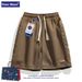 NASA Shorts Men's Summer Ice Silk Thin Loose Big Pants American Tide Brand Sports Casual Five-Point Pants_voghion.com