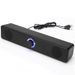 Cross-Border E1002 Sound Blaster Computer Long Strip Bluetooth Heavy Bass Laptop Home USB Wired Desktop Speaker_voghion.com