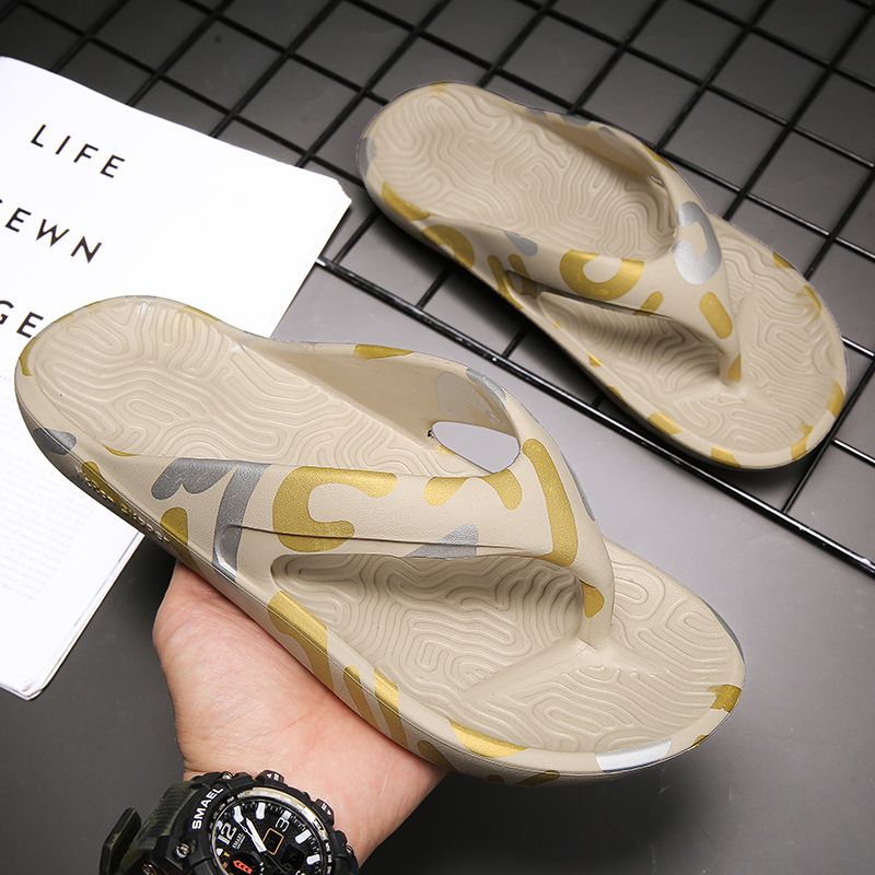 2022 Men's Flip Flops Fashion Outdoor Home Bathroom Slippers Women's Lightweight Breathable Beach Sandals Manufacturers Wholesale_voghion.com