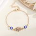 Devil's Eye Diamond-Studded Heart Bracelet For Women Fashion Simple Design_voghion.com