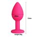 Plug anale in silicone, colori assortiti_voghion.com