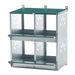 4 Compartment Chicken Nesting Boxes, Metal Nesting Boxes Wall Mount Chicken Egg Laying Box For Different Chicken Breeds_voghion.com