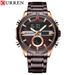 Men's Digital Analog Sports Watch With Waterproof Functionality, Round Dial, Quartz Movement, Alloy Strap For Business And Casual Wear_voghion.com