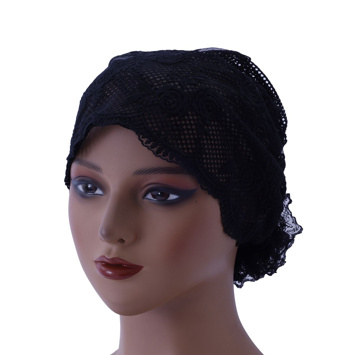 Chapeau d'été brodé en dentelle – Foulard tendance avec serre-tête ajustable (nouveau design)_voghion.com