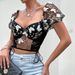 Women's Clothing Spring And Summer Puff Sleeve Hot Girl Steel Ring Lace Transparent Outer Wear High End Tube Top_voghion.com