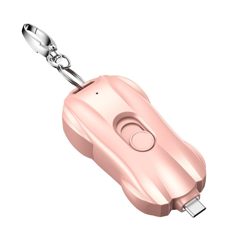 Kunjiuyou 1500 mAh Auto-Form, Typ-C-Schnittstelle, Schlüsselanhänger-Design, externes Ladegerät, Mini-Powerbank, tragbares Ladegerät, Handy-Zubehör, Schwarz_voghion.com
