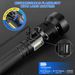 XHP70 High Brightness Aluminum Alloy Zoom Emergency Rechargeable Outdoor Camping COB Flashlight XHP90_voghion.com