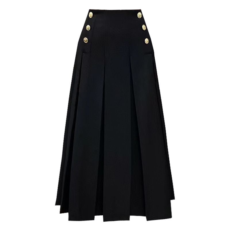 Abbigliamento da donna primavera ed estate nuova moda di fascia alta popolare da donna gonna di media lunghezza all-match fonte di commercio estero di alta qualità_voghion.com