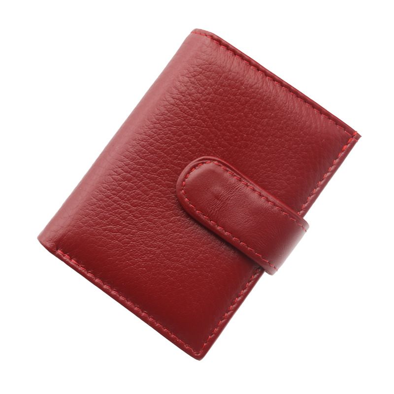 Passhüllen Großer Geldscheinschlitz Kartenhalter aus echtem Leder Kreativer Ausweishalter mit mehreren Kartenfächern Geschützter Kartenhalter_voghion.com