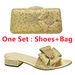 Diamant flache Damen Hausschuhe Strass Handtasche Hot Diamant Tasche flach Plus Größe Schuhe und Tasche Set_voghion.com